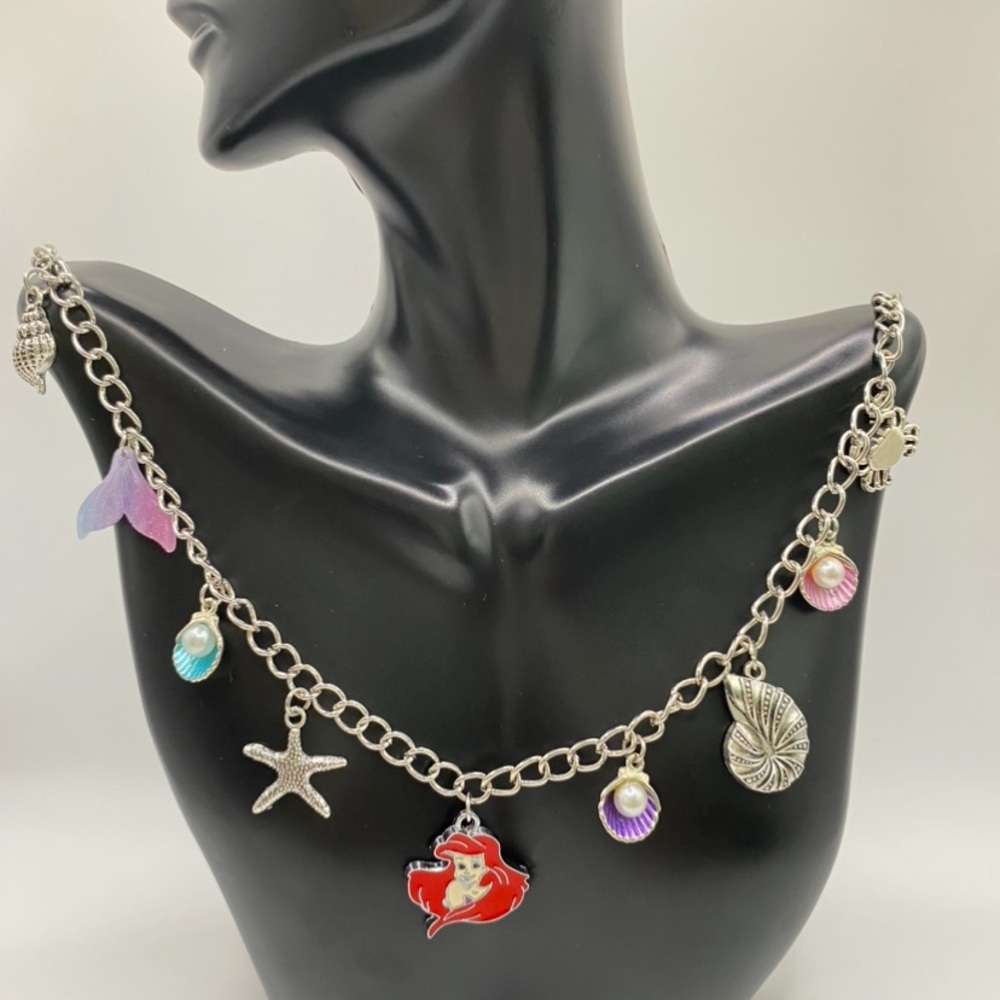 Disney inspired Ariel Charm Necklace